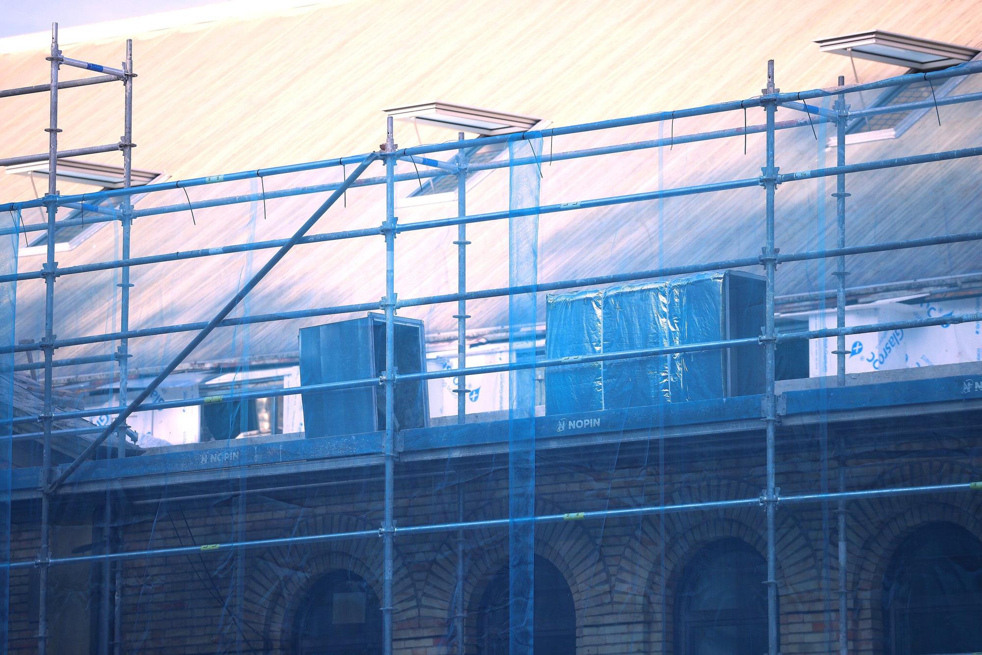 Obras de eficiencia energética en el frontón Labrit