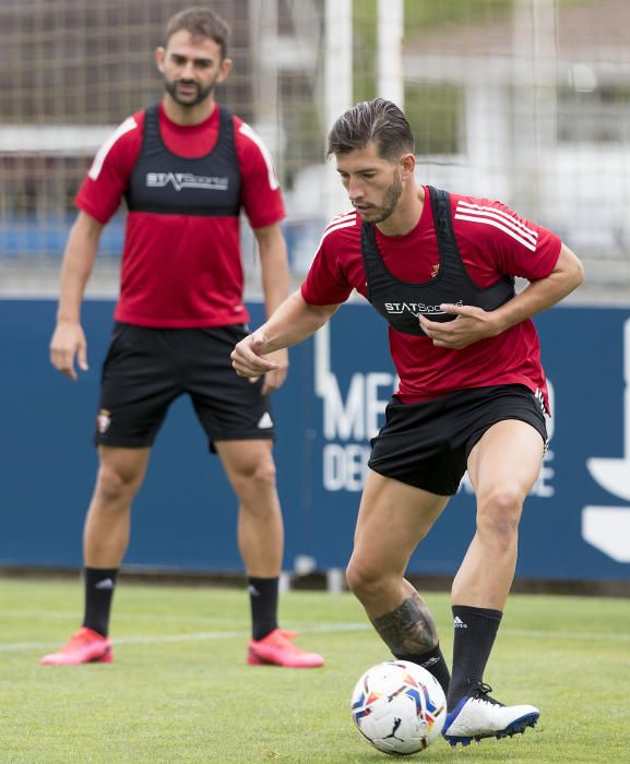 Entrenamiento de Osasuna, 28 de agosto