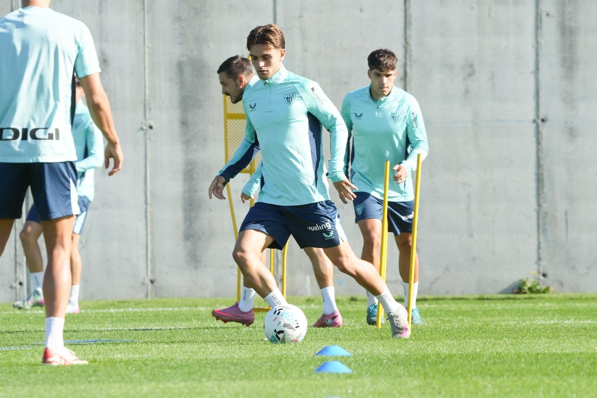 Entrenamiento del Athletic en Lezama