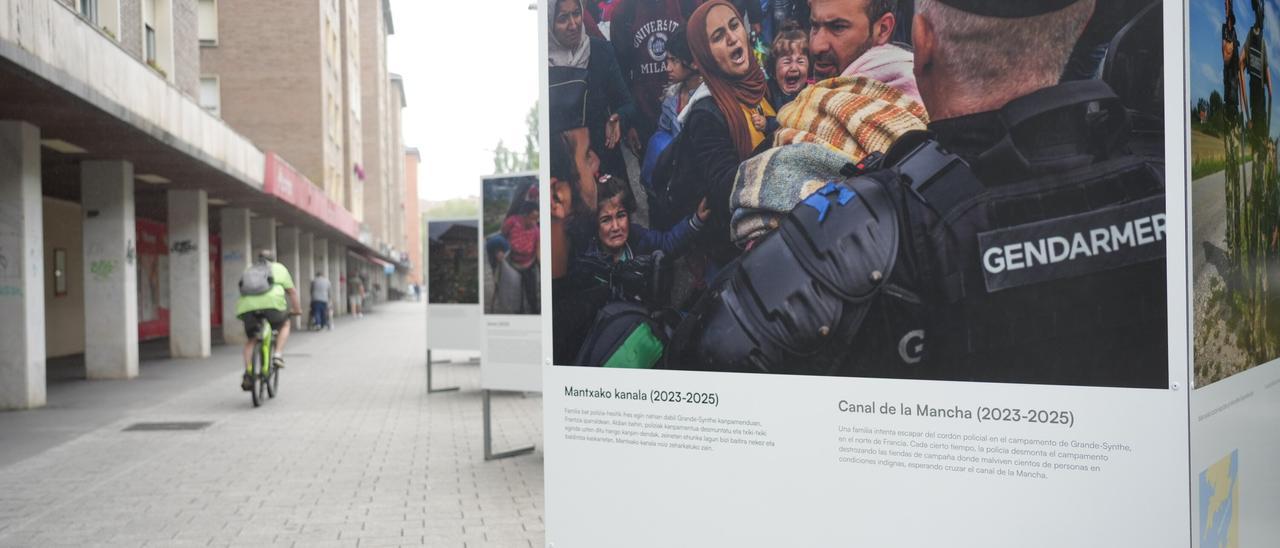 En imágenes: ‘Éxodos’ toma la avenida Gasteiz