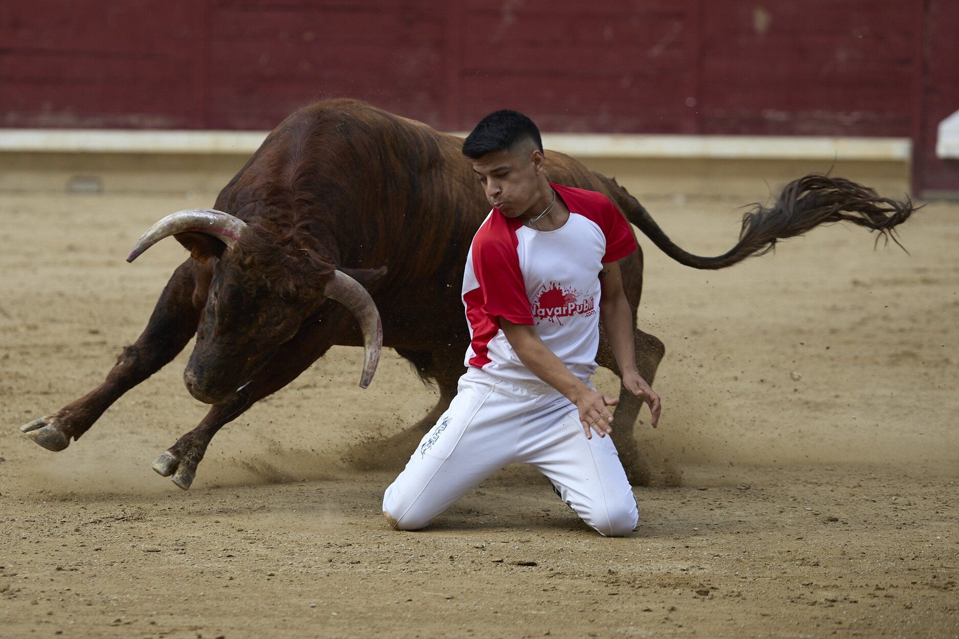 Fotos del concurso de recortadores de fiestas de Tafalla