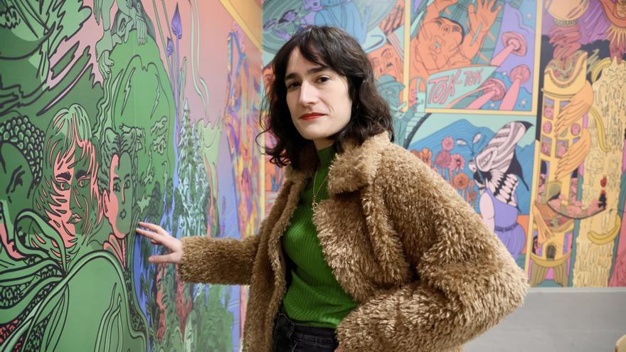 Raisa Álava llena de color la nueva biblioteca infantil de Artium con &#039;Nomen Omen&#039;