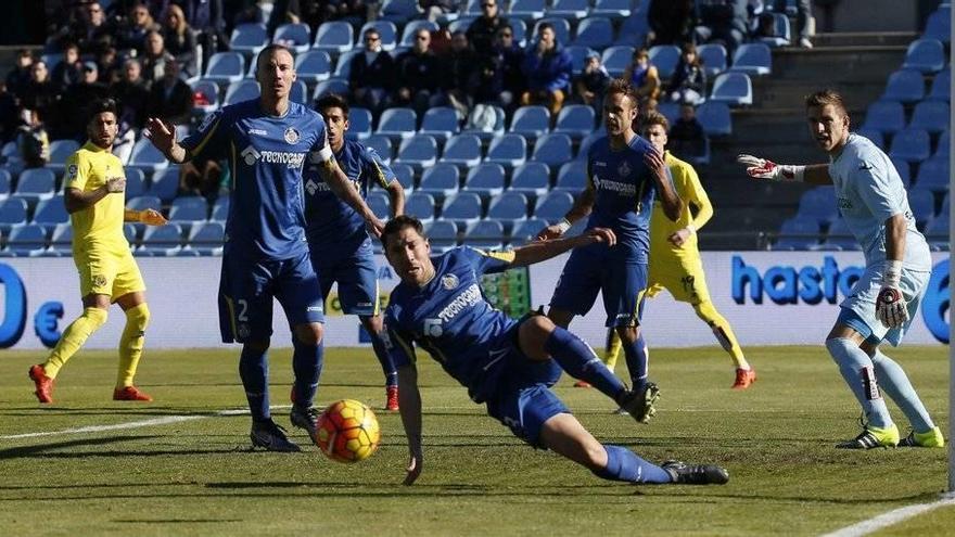 El Getafe ahonda en la herida del Villarreal