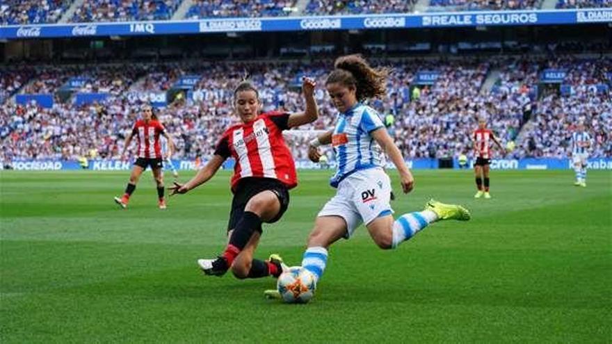 El equipo femenino de la Real recibirá al Athletic en Anoeta
