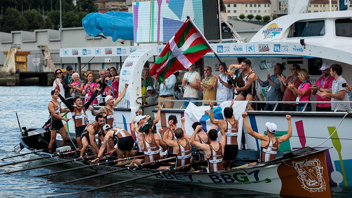 Zierbena inauguró su casillero de victorias de la temporada con la bandera conseguida el pasado sábado en aguas de Pasaia