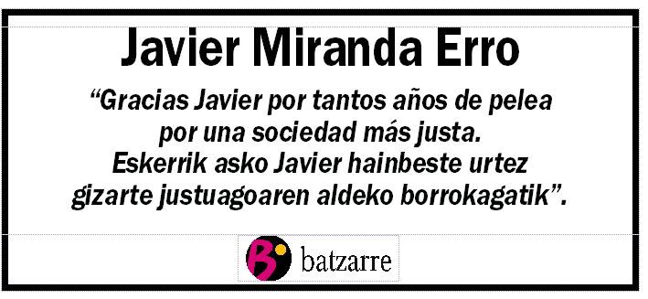 Javier Miranda Erro
