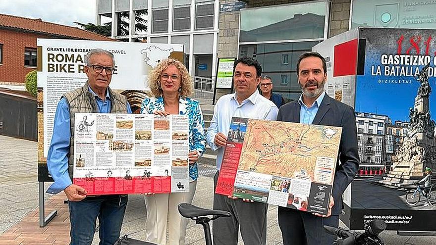 La nueva ruta de “cicloturismo cultural” de la Batalla de Vitoria