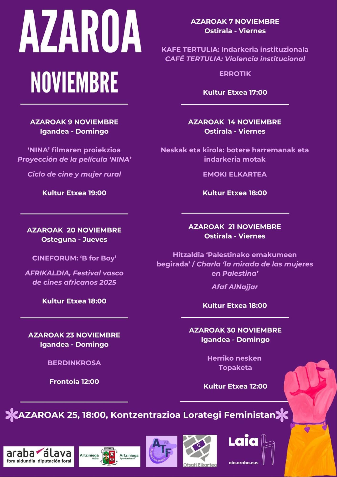 Programa 25N Artziniega