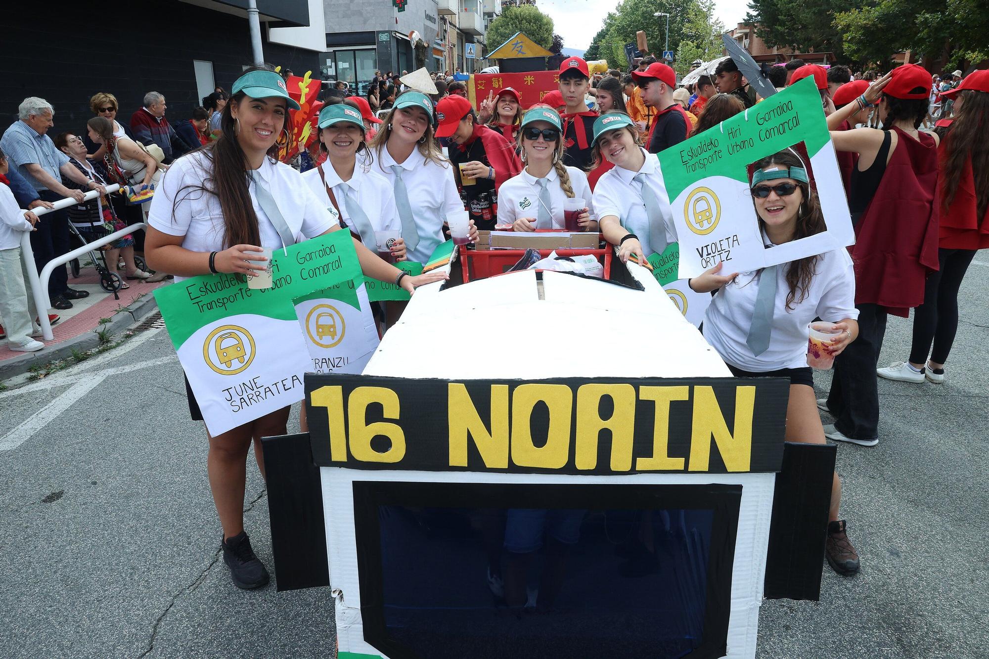 Concurso de disfraces y carrozas en fiestas de Noáin