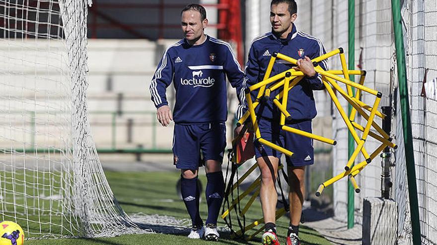 Nino y Armenteros se entrenan por su cuenta en Tajonar