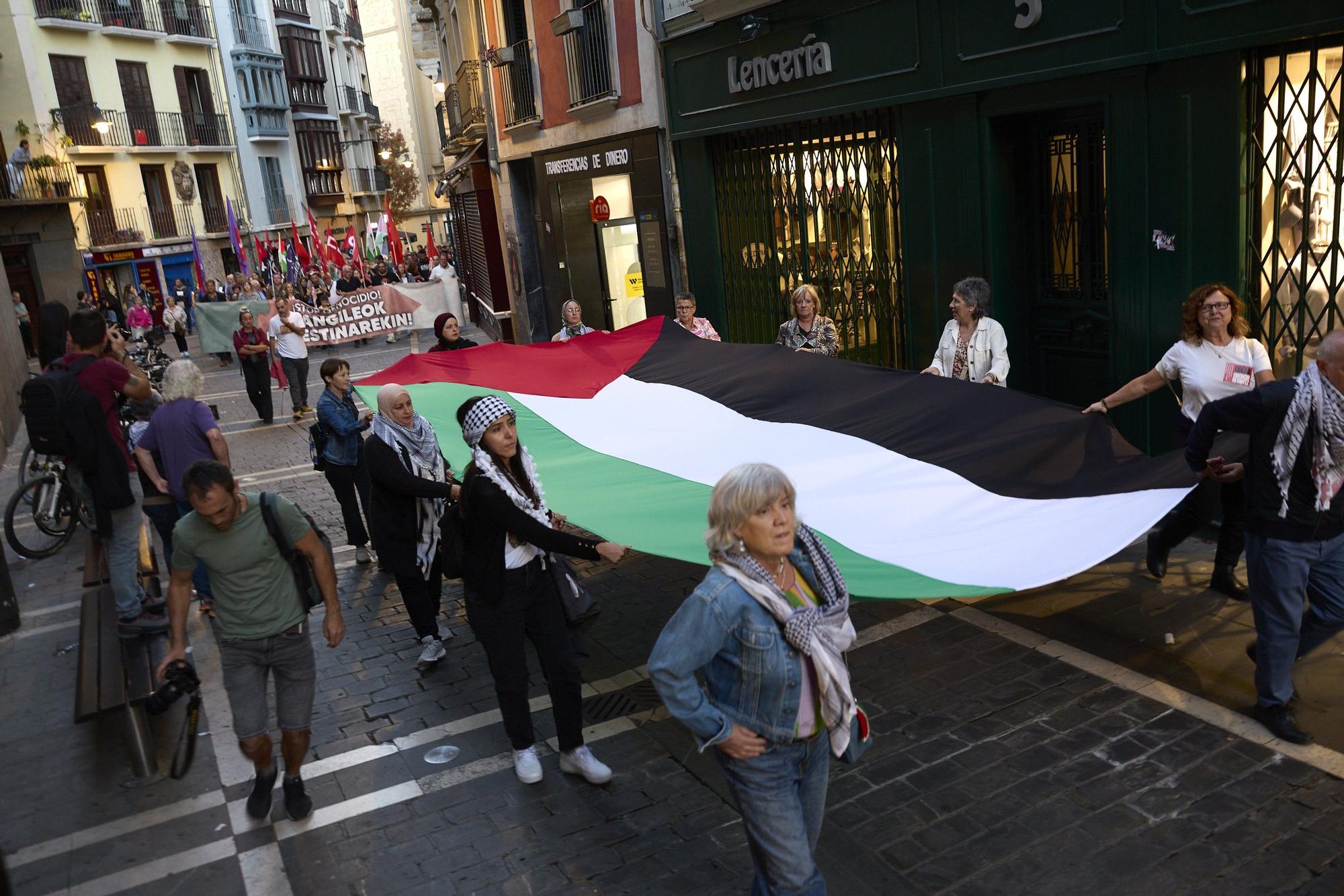 Huelga y paros en solidaridad con Palestina durante este miércoles en Navarra