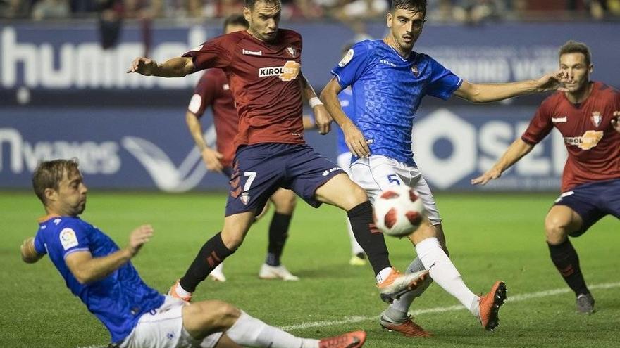 Partido Osasuna - Reus, correspondiente a la segunda eliminatoria de la Copa del Rey.