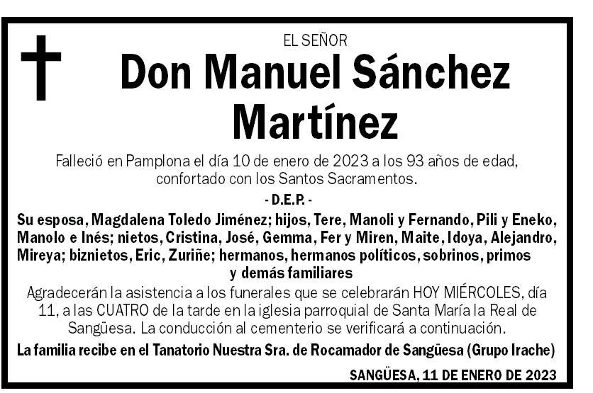 Manuel Sánchez Martínez