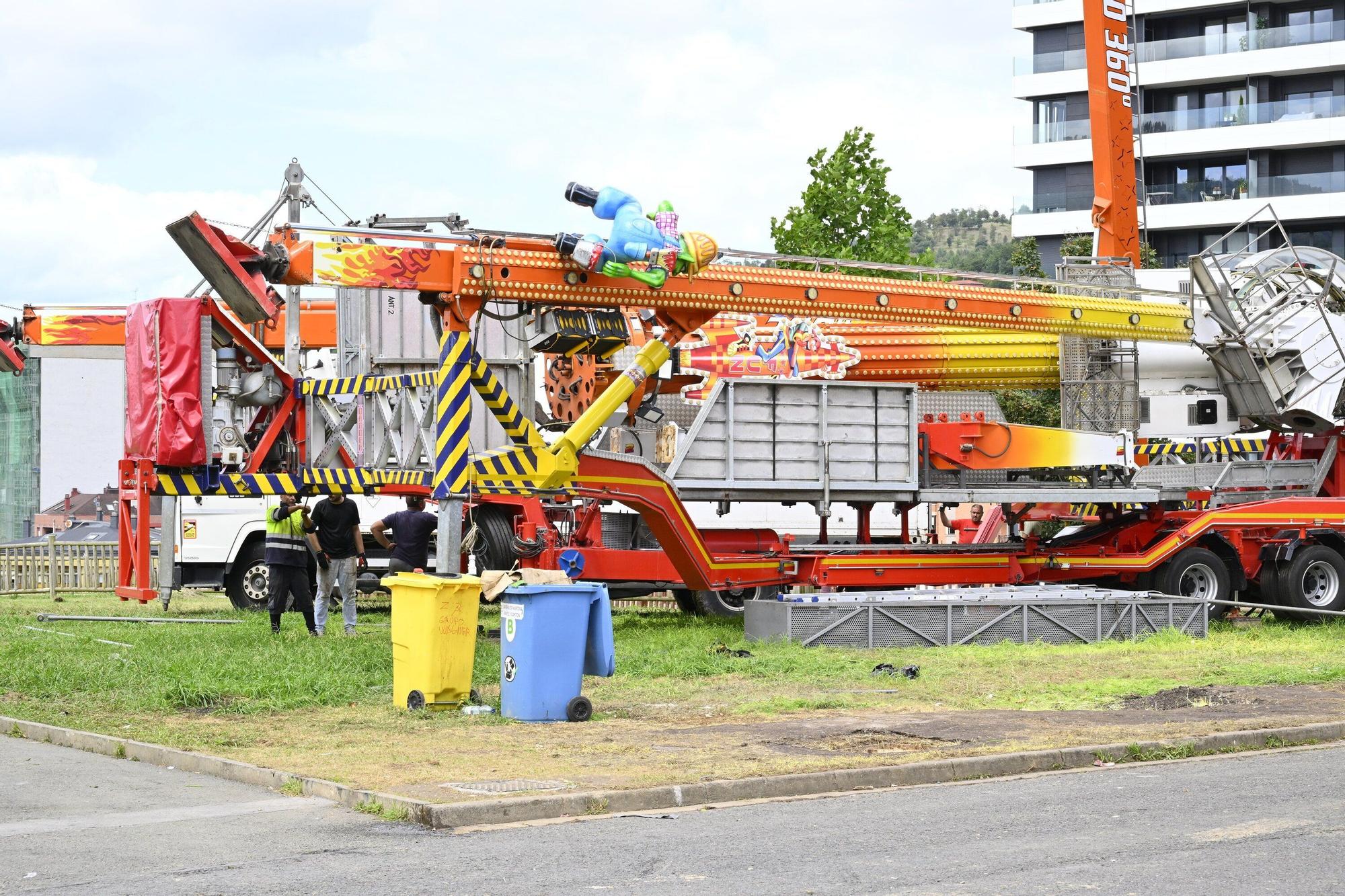 En fotos: las barracas se despiden del parque Etxebarria hasta el año que viene