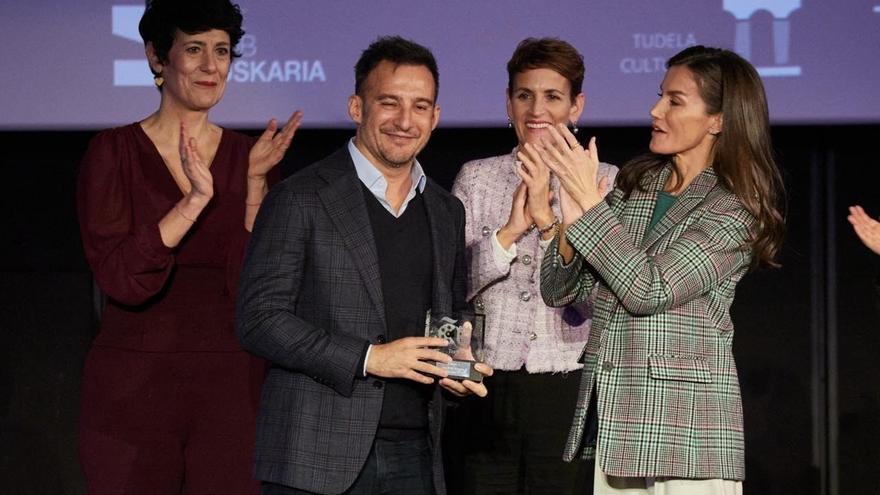 El cine se rinde al &quot;gran talento&quot; de Amenábar en Tudela con presencia de la reina Letizia