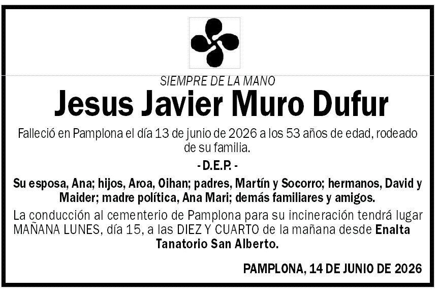 Jesus Javier Muro Dufur