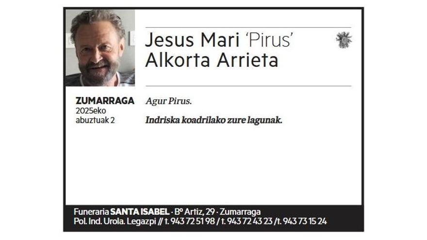 JESUS MARI ALKORTA ARRIETA