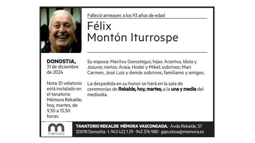 Félix Montón Iturrospe