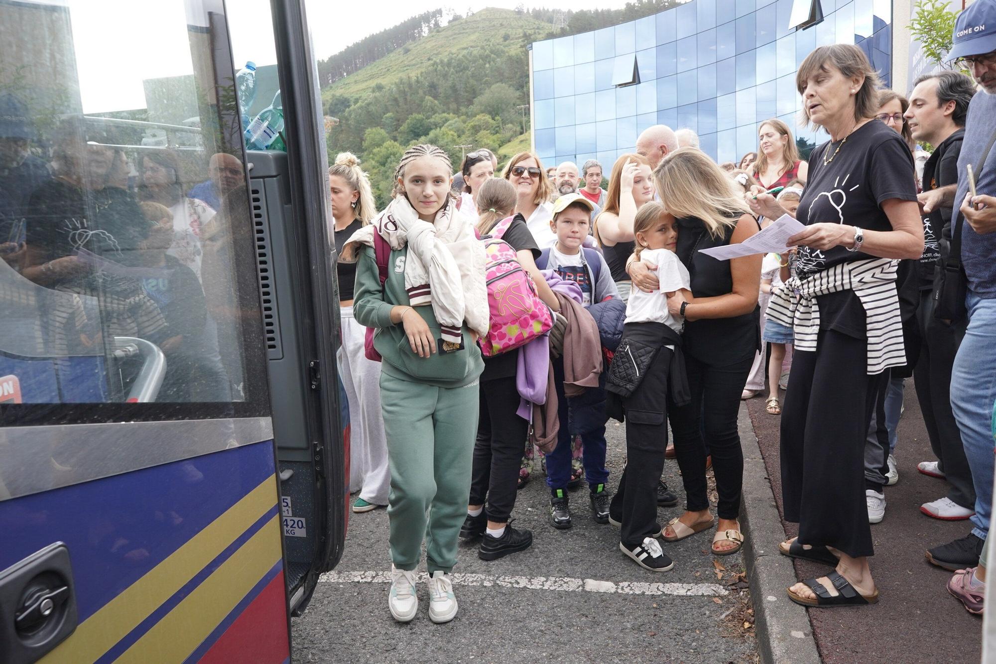 En imágenes: El regreso a Ucrania tras un verano maravilloso en Euskadi
