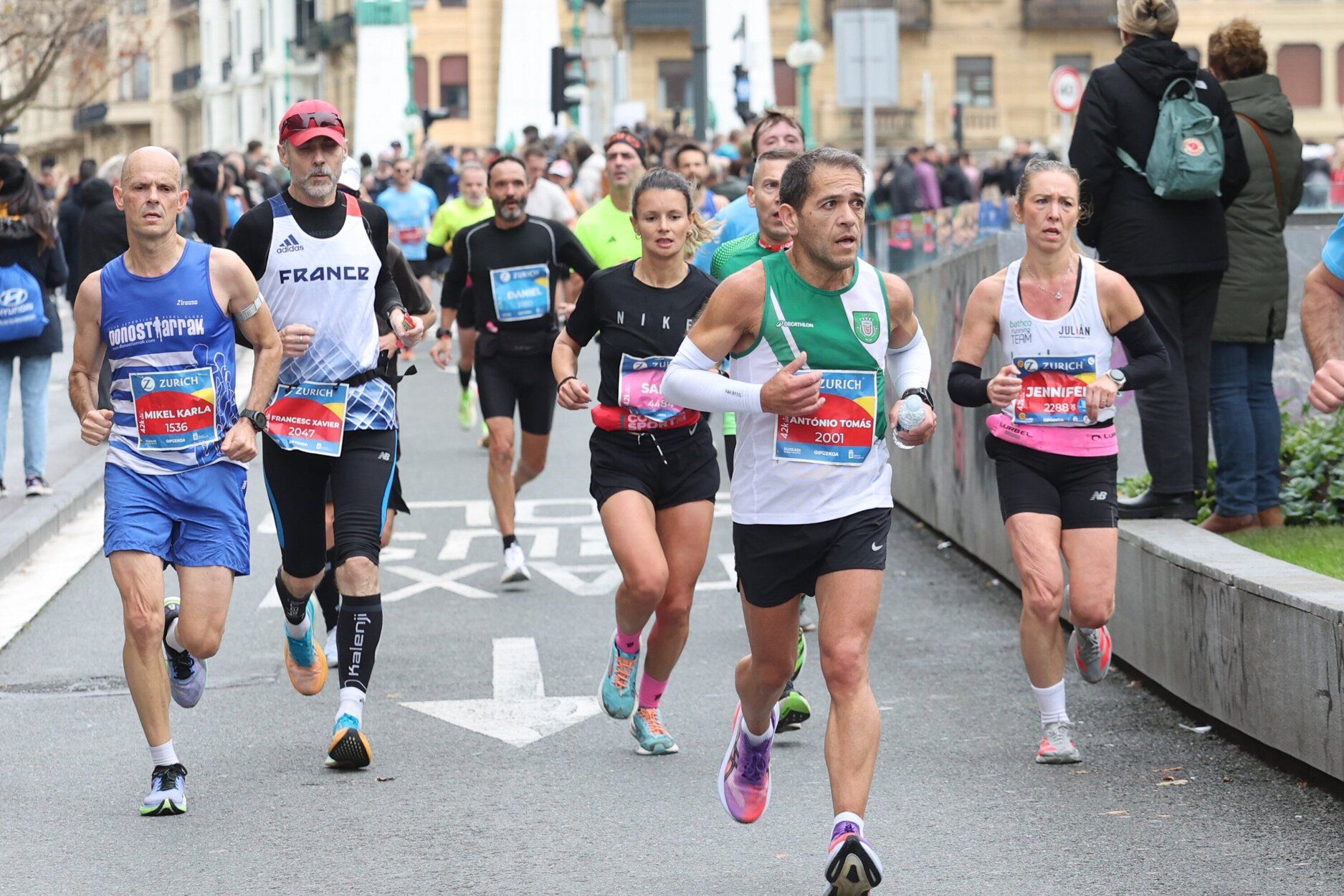 La 46 edición de la Maratón de San Sebastián, en imágenes