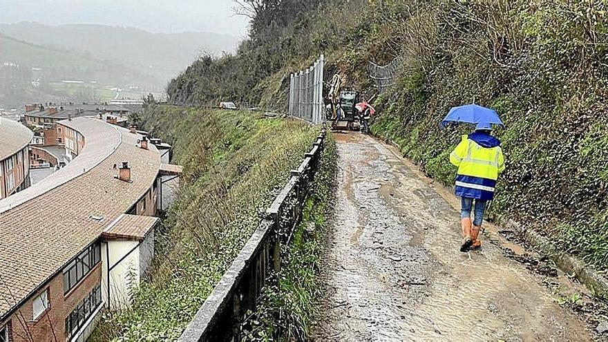 Bergara modificará el proyecto para estabilizar la ladera de Bolu