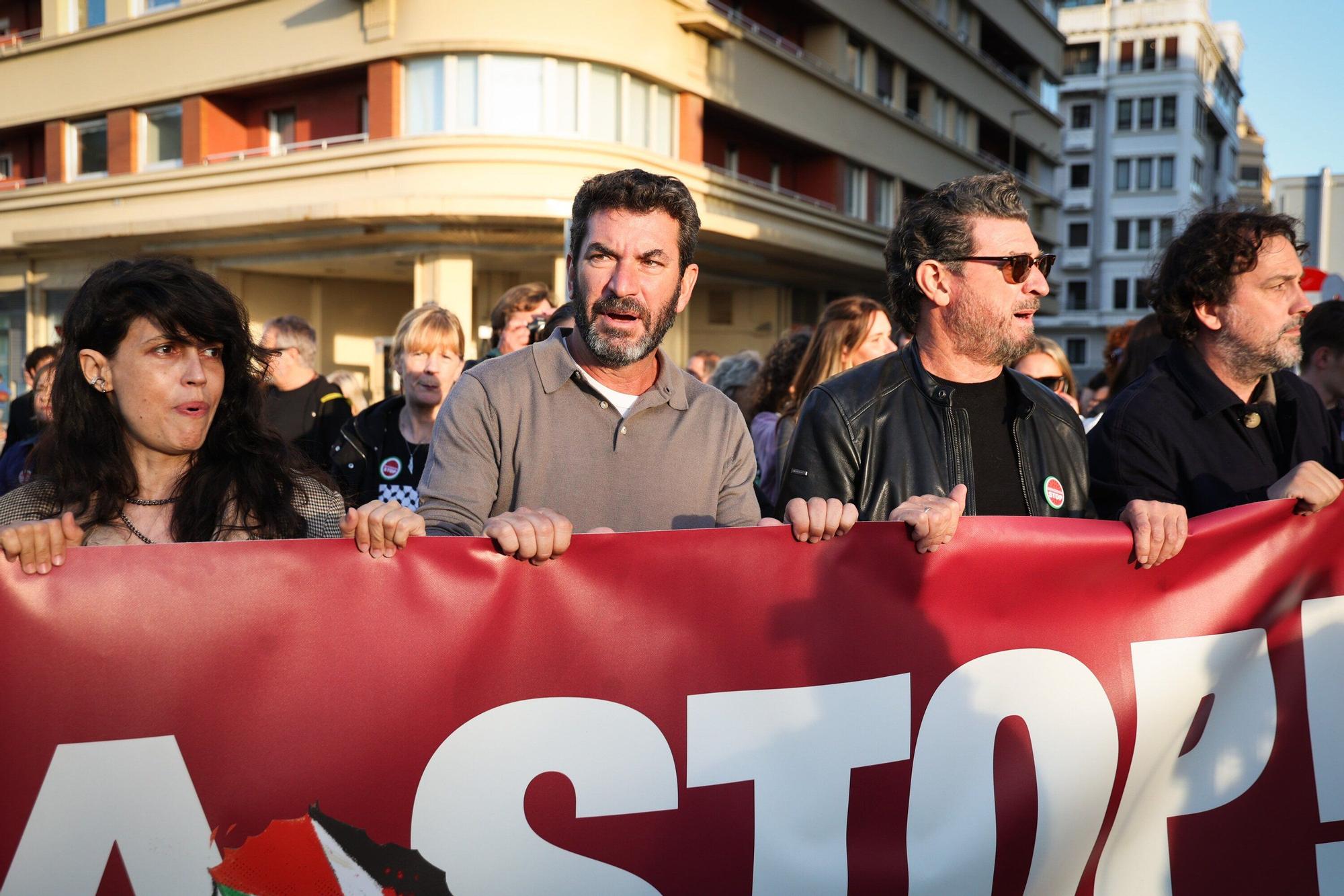 La voz de Hind Rajab | Fotos de la marcha en apoyo a Palestina en Donostia - San Sebastián