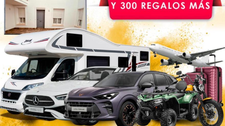 Un piso, una autocaravana, una Harley… así es la cesta de Navidad más grande y libre de impuestos