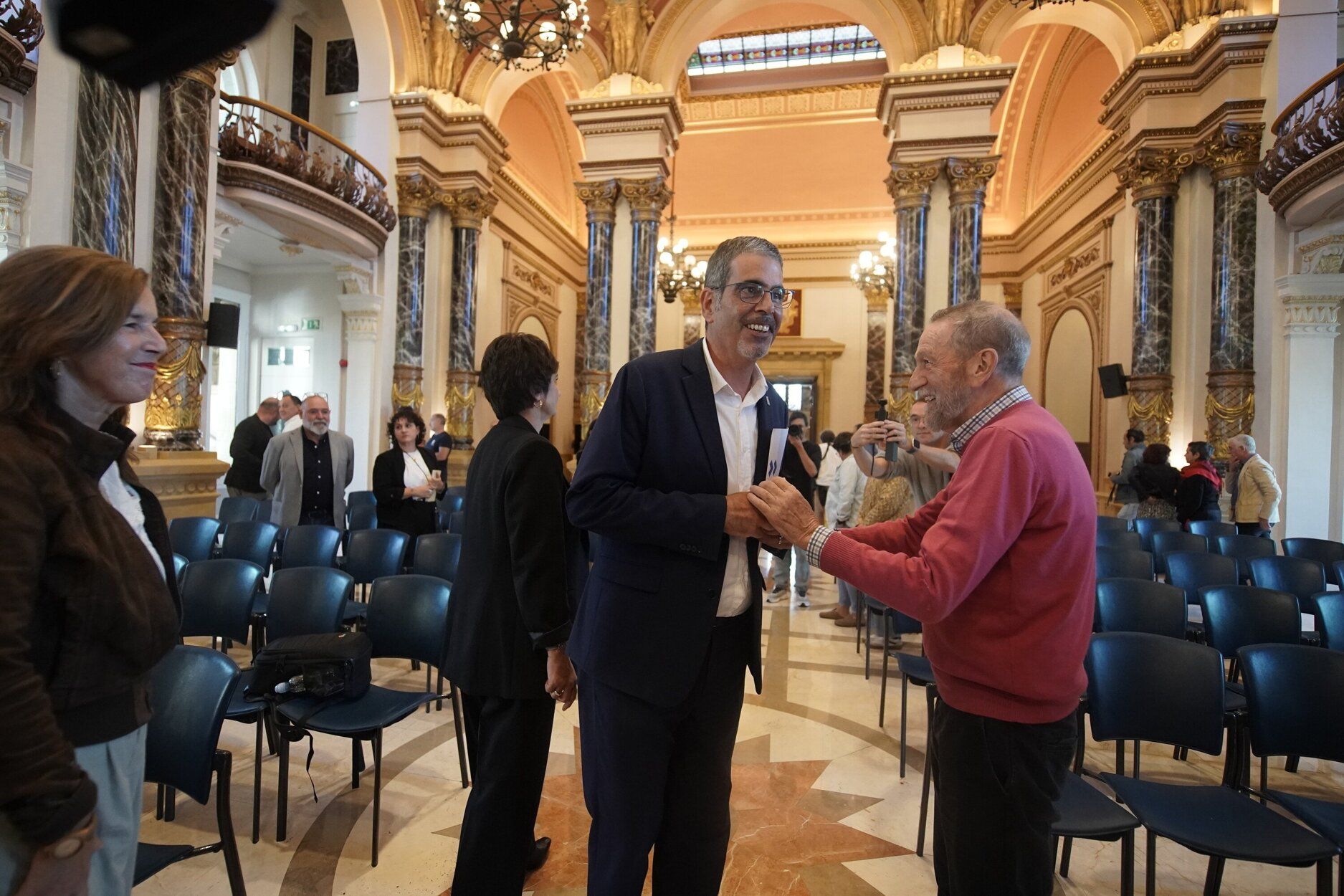 El alcalde de Donostia, Eneko Goia, tras anunciar su adiós al cargo