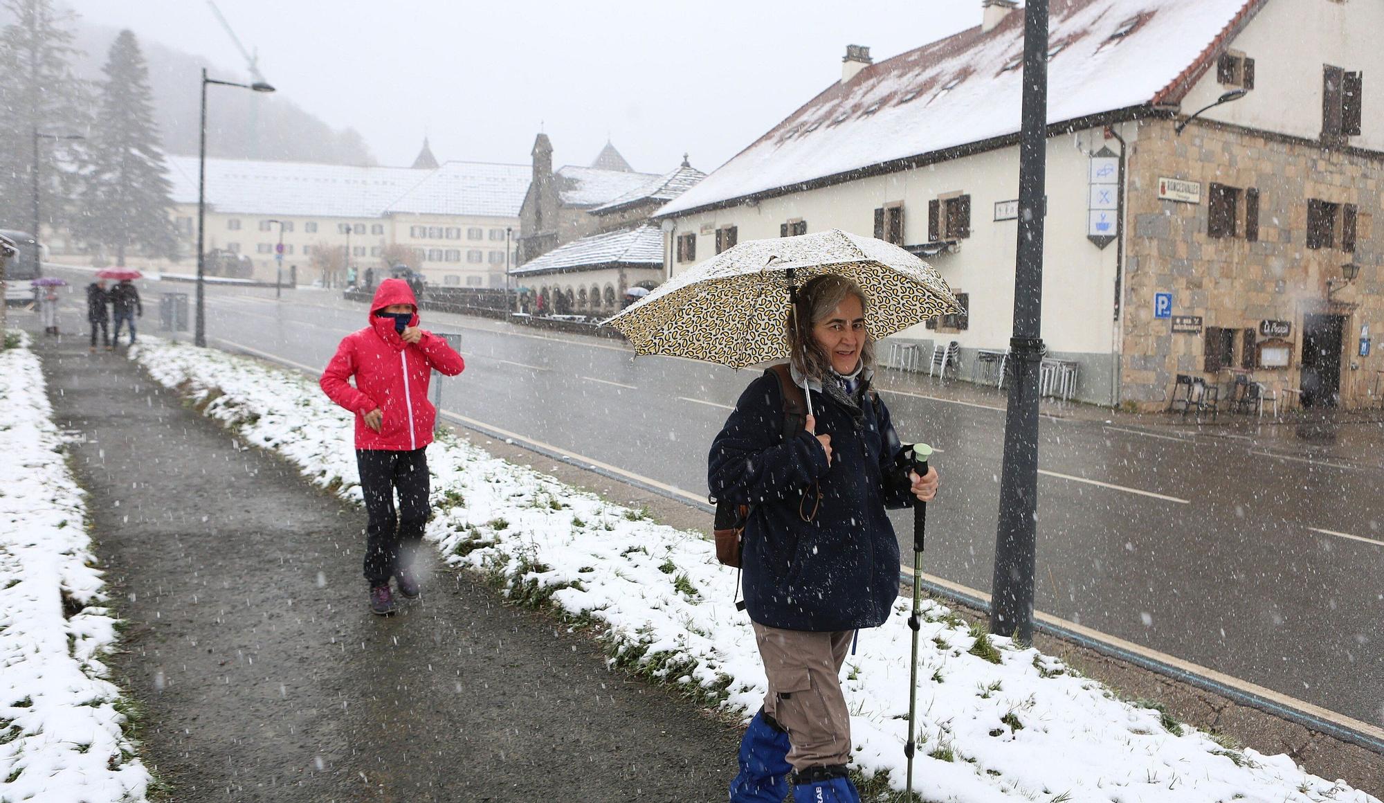 Fotos de la nieve en Navarra (20 de noviembre de 2025)