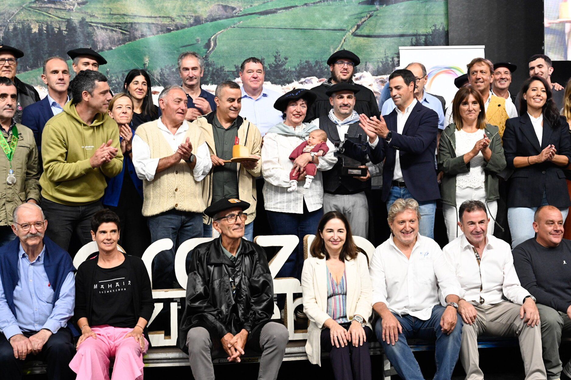 Las mejores imágenes del concurso de quesos de Ordizia