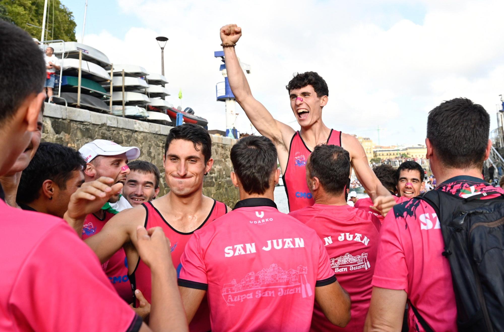 En imágenes: regata clasificatoria para la Bandera de La Concha