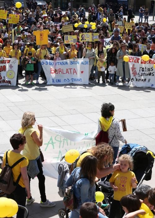 Manifestación de la Plataforma 0-3 de Navarra