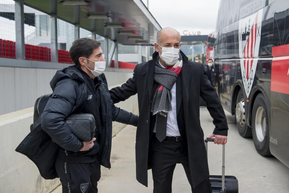 Viaje del Athletic a Málaga por la Supercopa