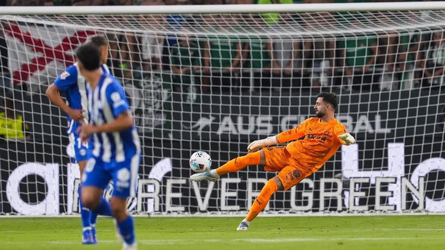 El 1x1 del Alavés ante el Betis: Sivera minimiza daños