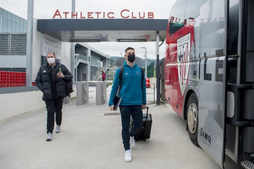 Viaje del Athletic a Málaga por la Supercopa