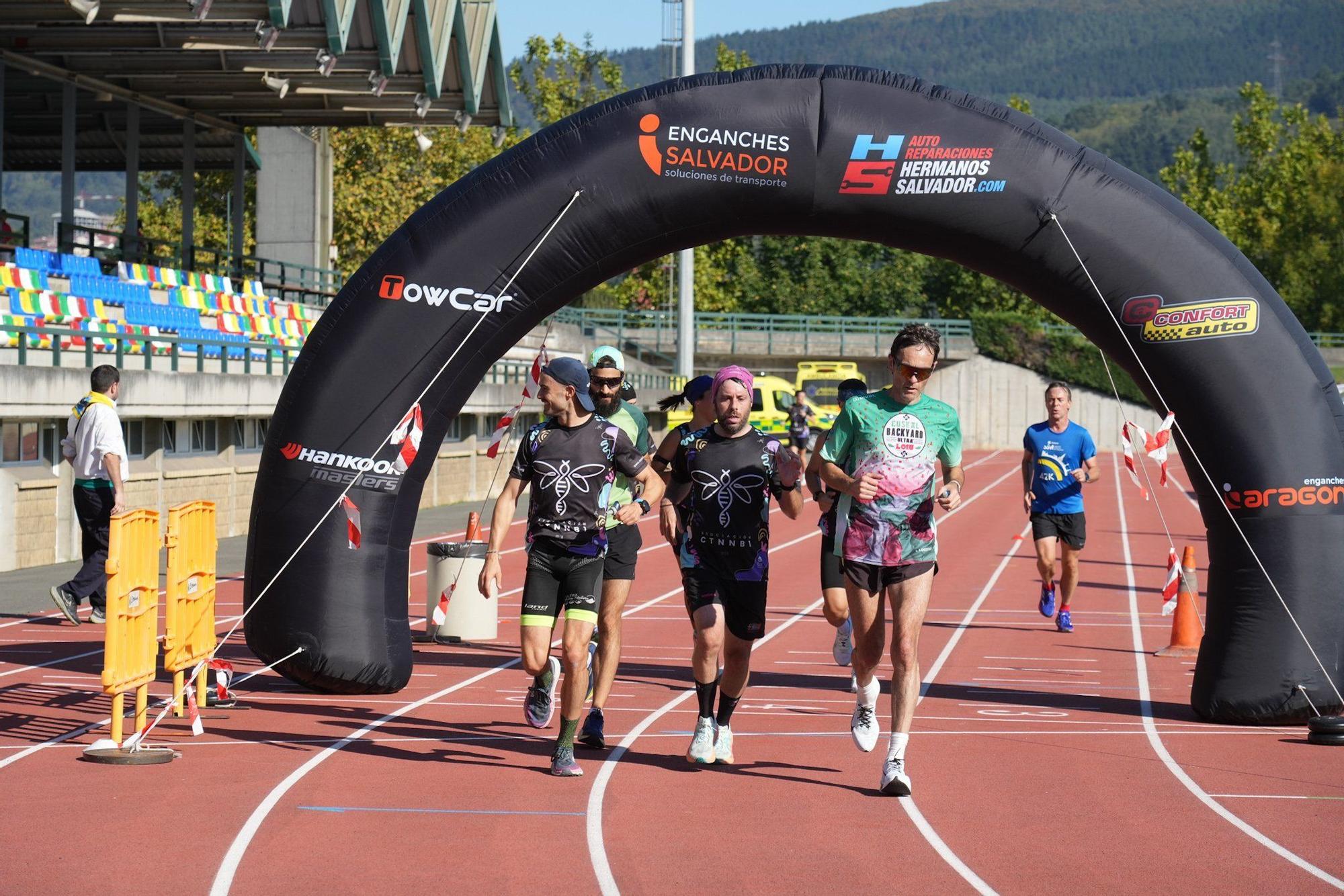Basauri arropa a Yeray González en la final de su reto '12 maratones en 12 meses' por la asociación CNTTB1