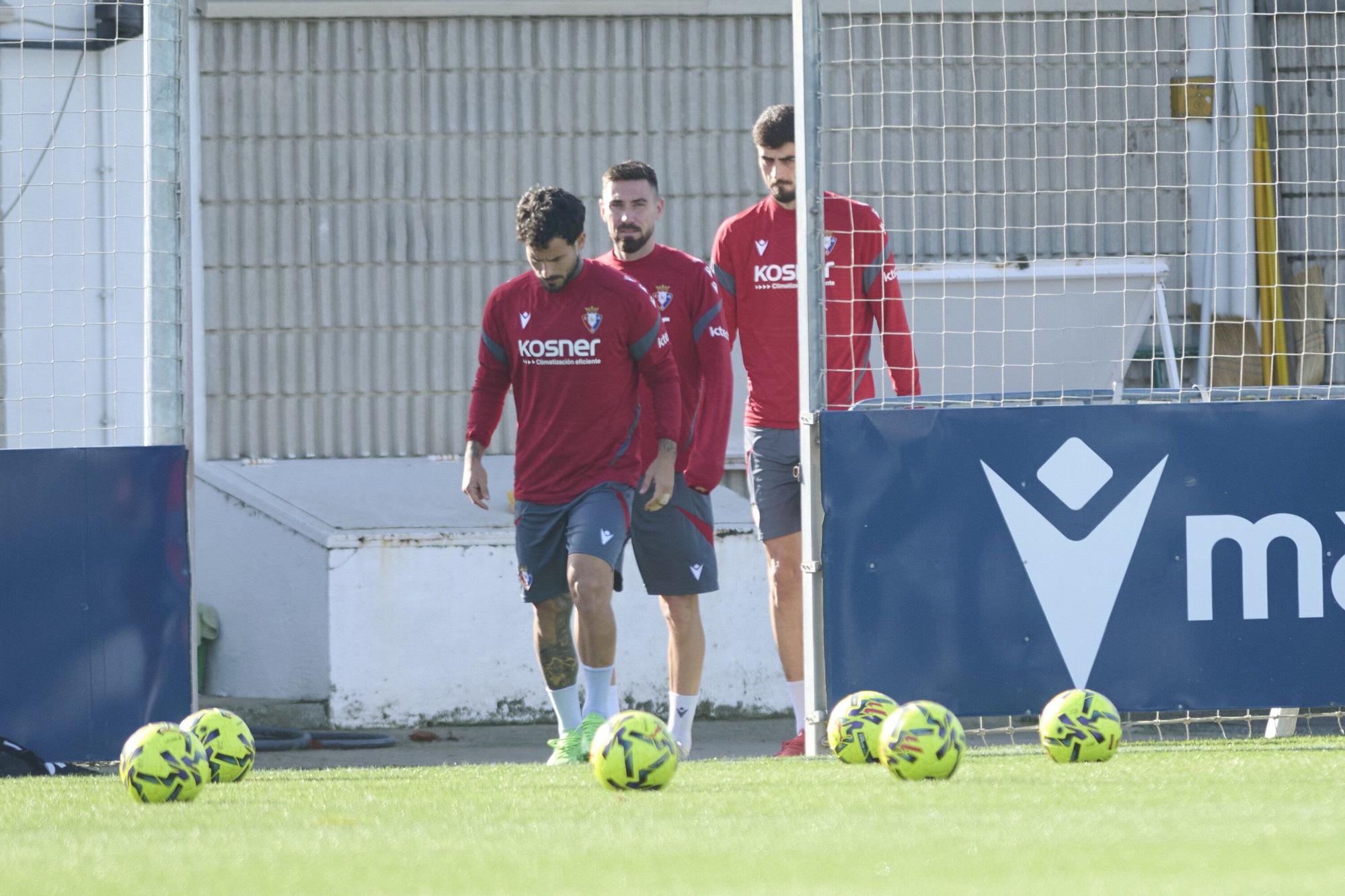 Fotos del entrenamiento de Osasuna (domingo 9 de noviembre)