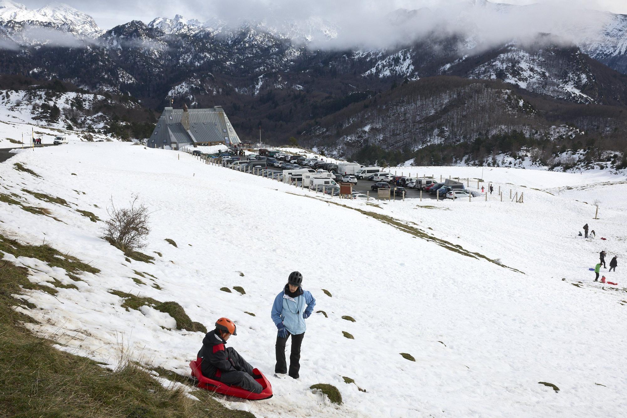 Día de nieve en Belagua