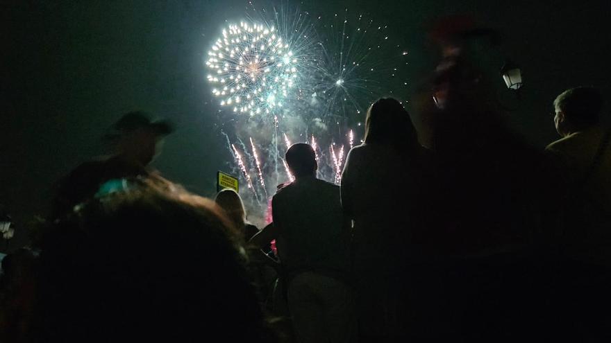 Fuegos gallegos en la quinta noche de Aste Nagusia
