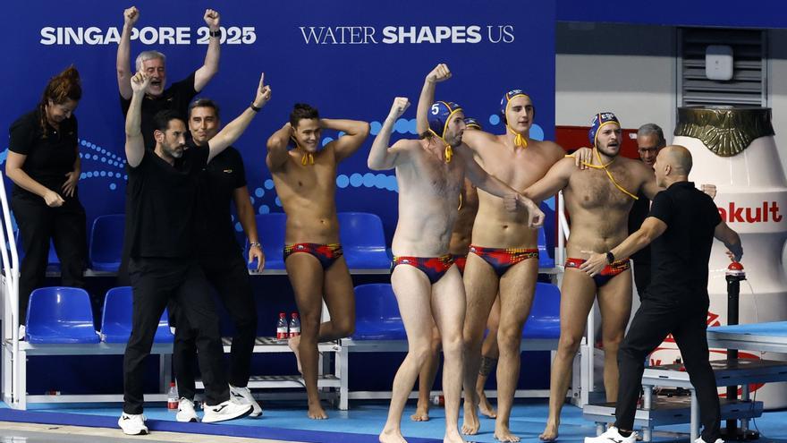 El navarro Alberto Munárriz, a la final del Mundial de waterpolo