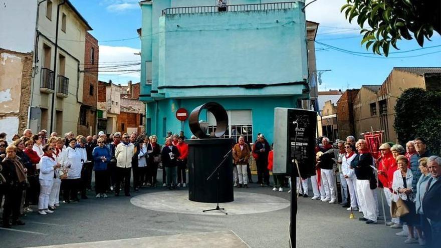 Inauguración del Monumento a los Auroros en Azagra