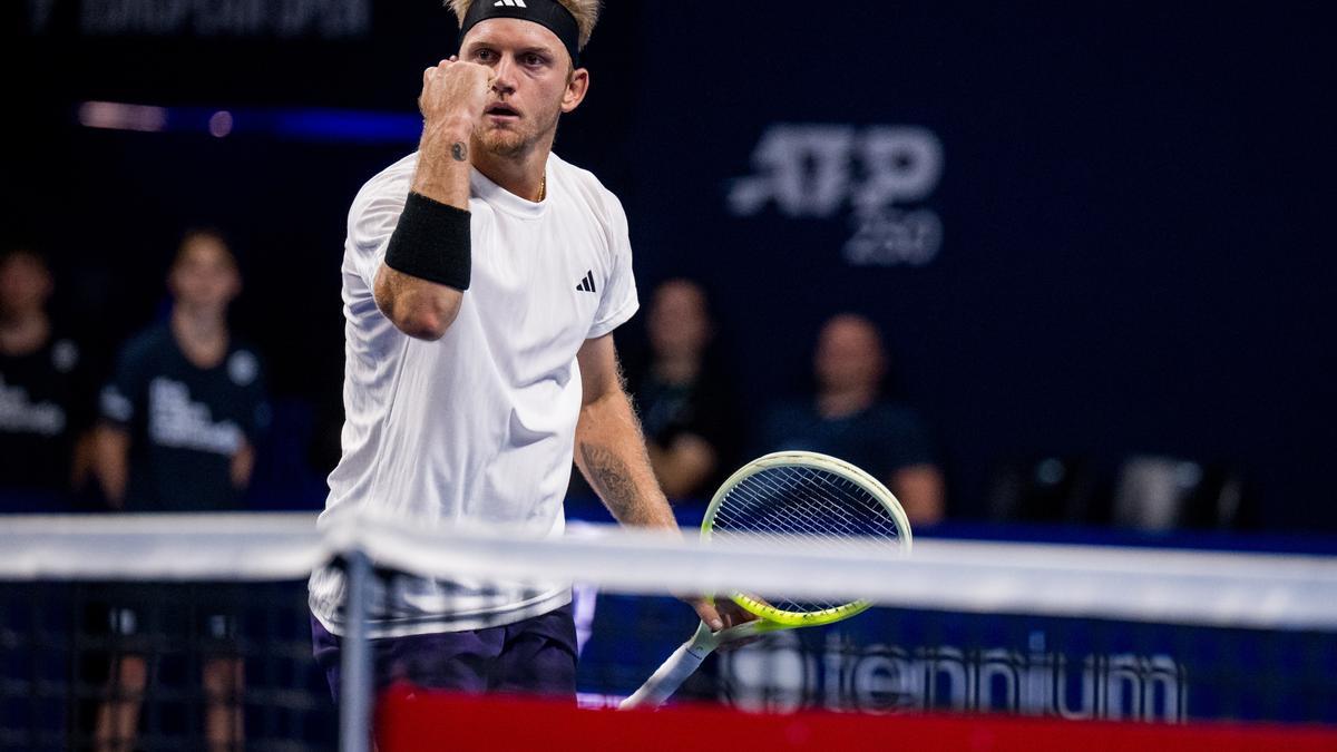 Alejandro Davidovich Fokina durante el torneo ATP de Bruselas