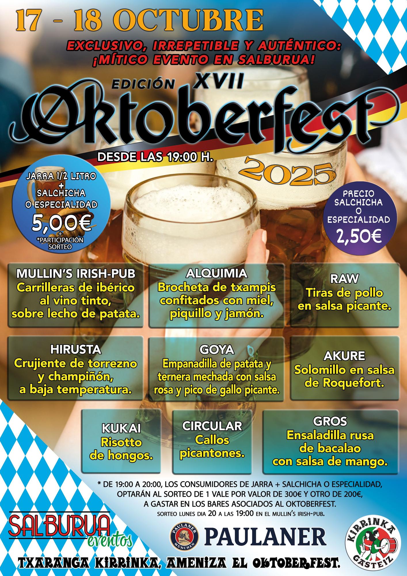 Cartel de la Oktoberfest de Salburua