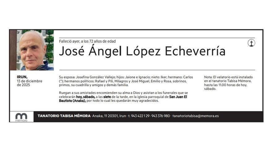 José Ángel López Echeverría