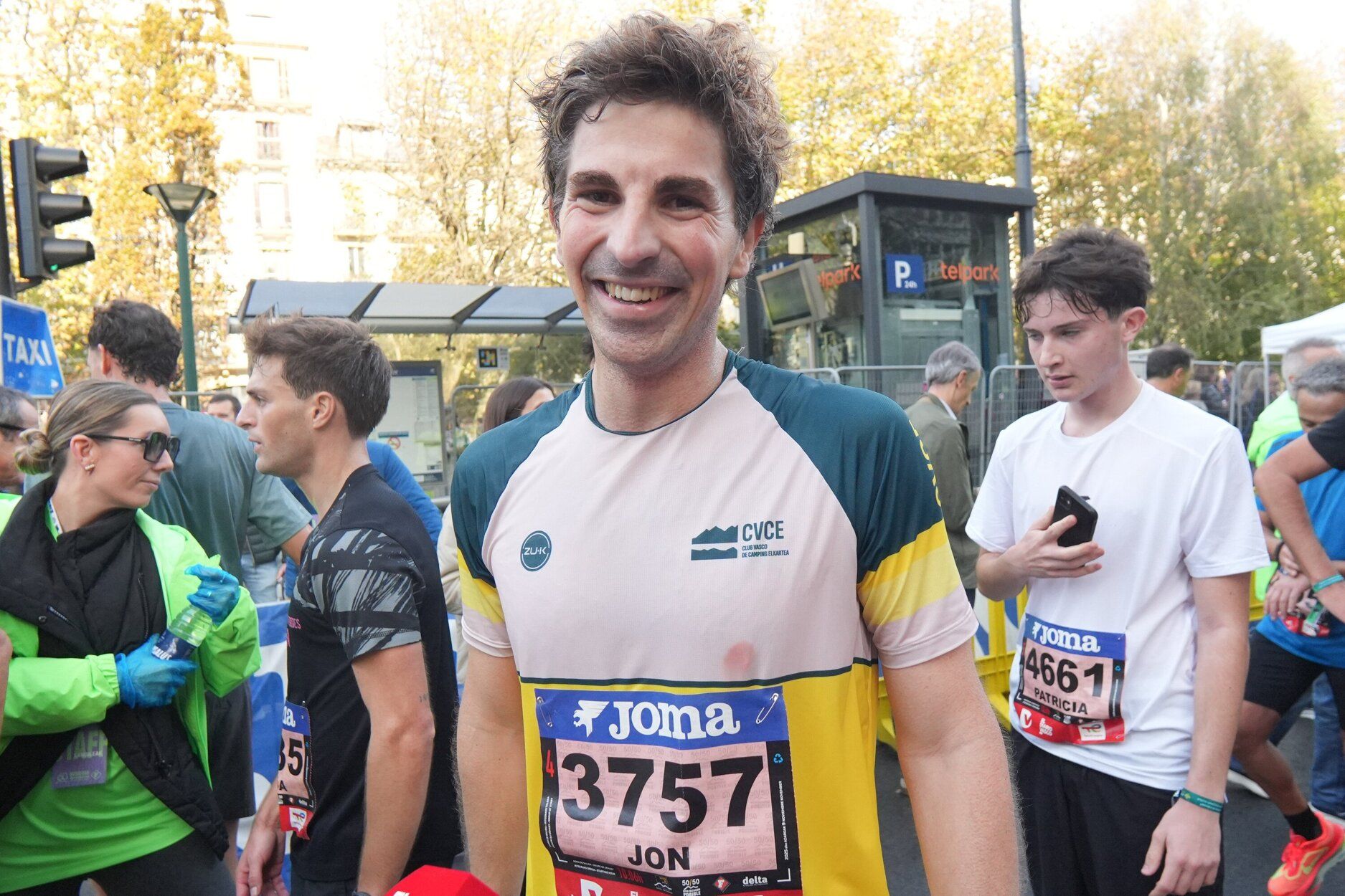 Los últimos metros de la Behobia