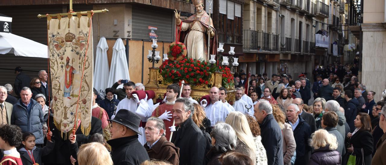 Fotos de la procesión de San Blas en Peralta