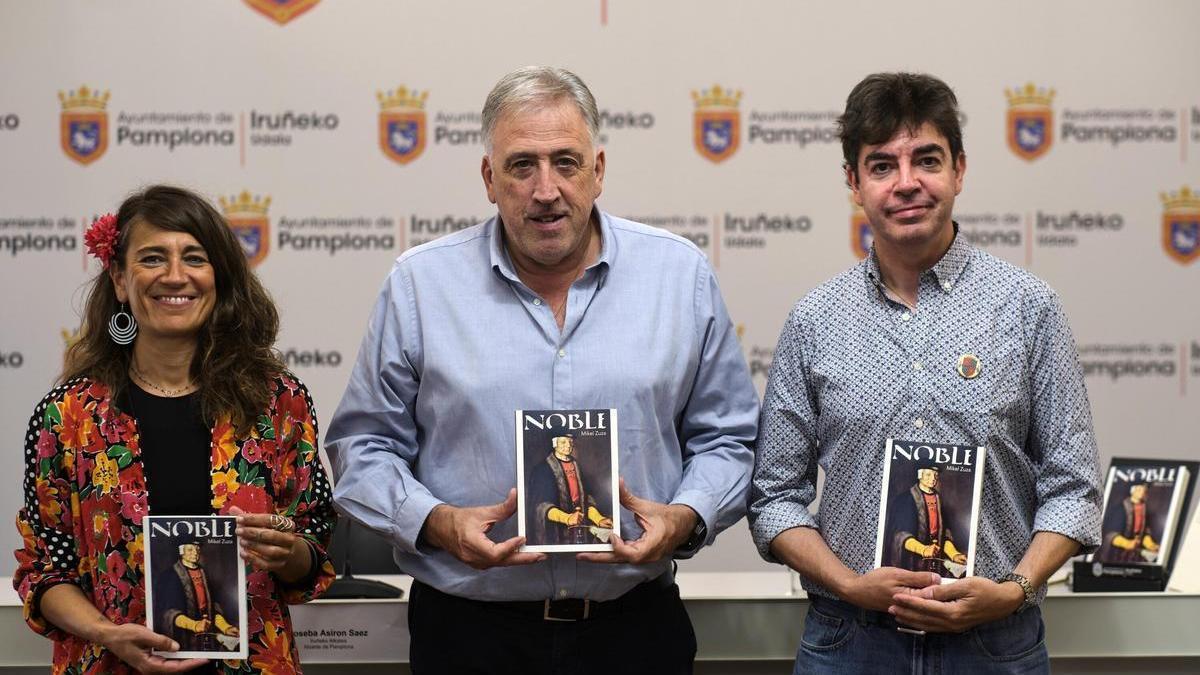 Presentación de &#039;Noble&#039;, escrito por el historiador navarro Mikel Zuza.