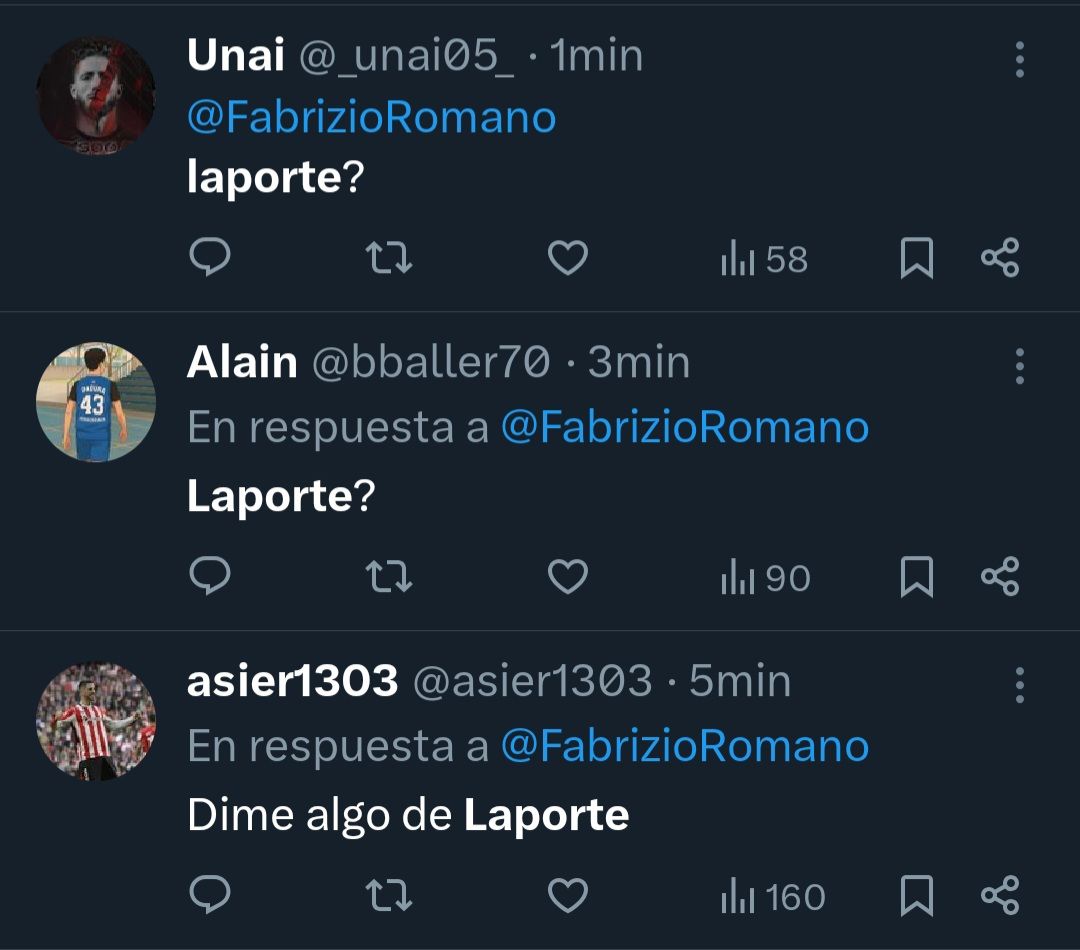 Comentarios a Fabrizio Romano