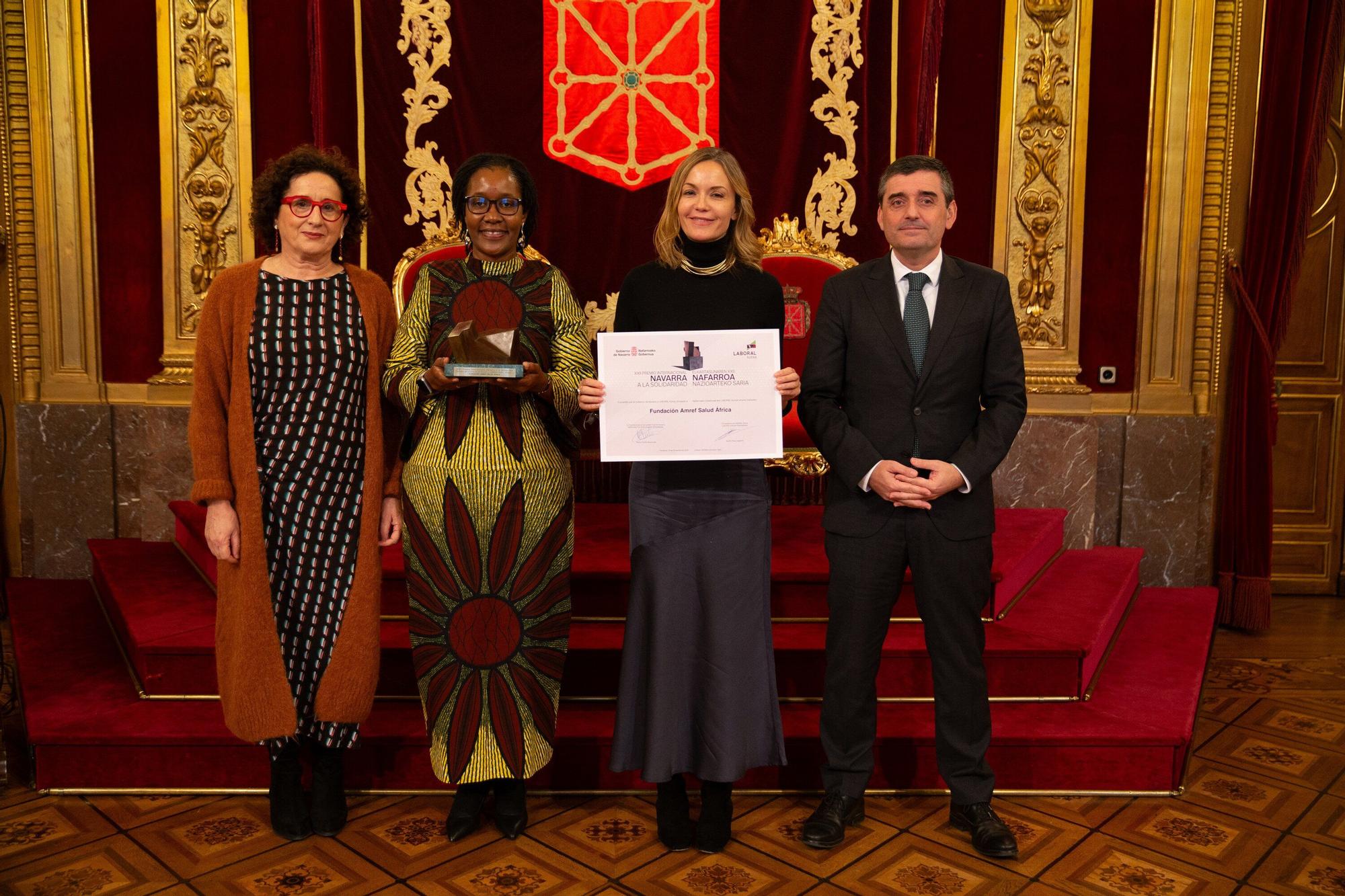 XXII Premio Internacional Navarra a la Solidaridad a la Fundación Amref Salud África