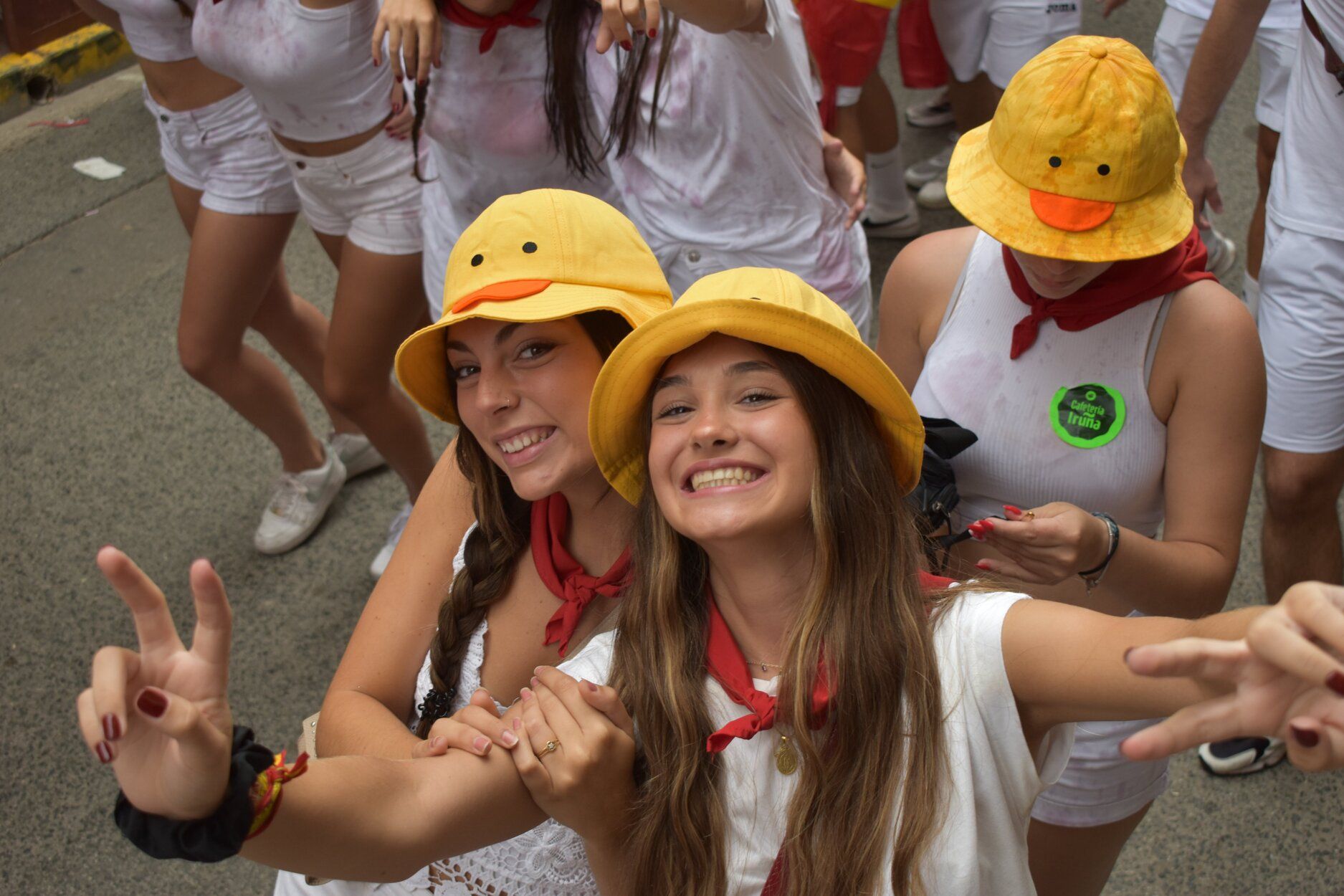 Fotos del chupinazo de fiestas de Azagra